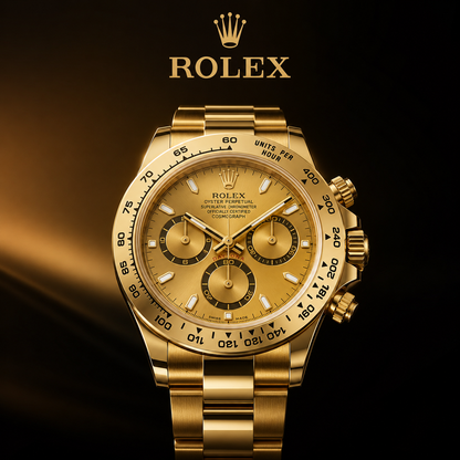 Rolex Day-Date Baguette Dorado-Verde
