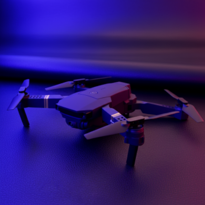 Drone E58 iluminación dramática